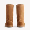 Bottes hautes en fourrure Alaska pour femme, couleur marron Bottes hautes en fourrure Alaska pour femme, couleur marron