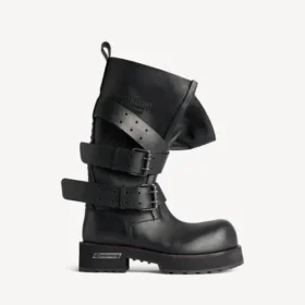 Bottes hautes Venom pour femme  en noir