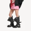 Bottes hautes Venom pour femme en noir Bottes hautes Venom pour femme en noir