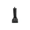 Bottes à lacets Bulldozer « Cuir de veau végétal noir » 671554WBCQ01000