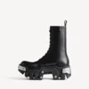 Bottes à lacets « Bulldozer » pour homme, couleur noire