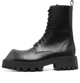 Bottes à lacets Rhino 25 mm « Cuir de veau lisse noir » 712638WBB501000