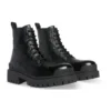 Bottes à lacets Strike « Cuir d&rsquo;agneau noir » 590974WAD401000