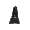 Bottes mi-hautes « Black » à lacets en cuir de vachette, taille S 589338WA9601000
