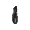 Bottes mi-hautes « Black » à lacets en cuir de vachette, taille S 589338WA9601000