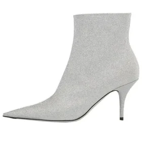 Bottes à paillettes « Silver » avec couteau de 85 mm 579280WA7018163