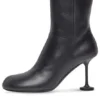 Bottes pour femme 90 mm « Cuir noir » 701937WBCR01000
