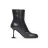 Bottes pour femme 90 mm « Cuir noir » 701937WBCR01000