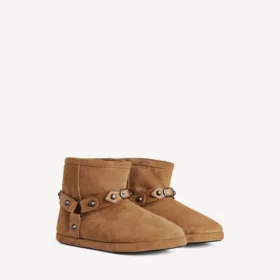 Bottines Alaska Soft pour femme, couleur camel