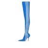 Bottines au-dessus du genou Balenciaga x adidas Originals Knife « Blue » 724074W2ES14090