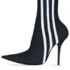 Bottines Balenciaga x adidas Originals Knife 110 mm « Black » 724073W2ES11090