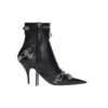Bottines Cagole 90 mm « Black Arena Lambskin » 694379WAD4E1081