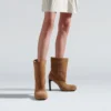 Bottines Fargo pour femme, couleur marron