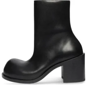 Bottines Hummer 90 mm « Cuir noir » 712843WBDO01000