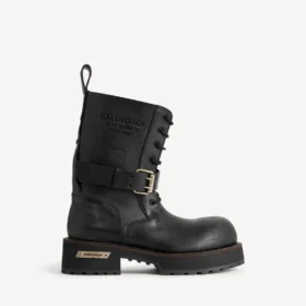 Bottines à lacets Venom pour homme, noires