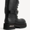 Bottines à lacets Venom pour homme, noires