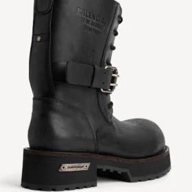 Bottines à lacets Venom pour homme, noires