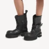 Bottines à lacets Venom pour homme, noires