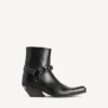 Bottines Memphis pour femme avec harnais, en noir Bottines Memphis pour femme avec harnais, en noir