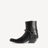 Bottines Memphis pour femme avec harnais, en noir Bottines Memphis pour femme avec harnais, en noir