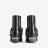 Bottines Memphis pour femme avec harnais, en noir Bottines Memphis pour femme avec harnais, en noir
