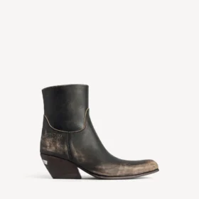 Bottines Memphis pour femme, noir/beige
