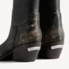 Bottines Memphis pour femme, noir/beige