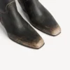 Bottines Memphis pour femme, noir/beige