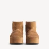 Bottines à plateforme Alaska pour femme, marron/blanc Bottines à plateforme Alaska pour femme, marron/blanc