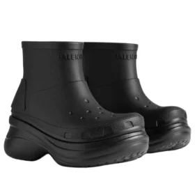 Bottines à plateforme Balenciaga x Crocs « Black » 713679W1S8E1000