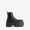 Bottines à plateforme Strike pour femme, noires