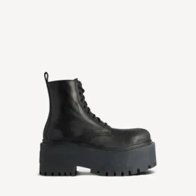 Bottines à plateforme Strike pour femme, noires