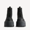 Bottines à plateforme Strike pour femme, noires