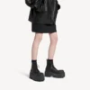 Bottines à plateforme Strike pour femme, noires