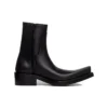 Bottines Santiago « Cuir de veau noir mat » 745530WBDO01000