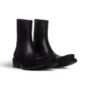 Bottines Santiago « Cuir de veau noir mat » 745530WBDO01000