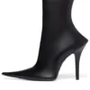 Bottines Witch 110 mm « Black Sheepskin » 747603WBCW01000