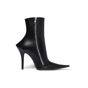 Bottines Witch 110 mm « Black Sheepskin » 747603WBCW01000