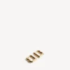 Boucles d’oreilles b xs pour femme en or brillant Boucles d’oreilles b xs pour femme en or brillant