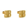 Boucles d’oreilles Bb 2.0 Texturées XS « Gold » 782982TZ99G0705
