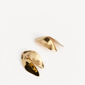 Boucles d’oreilles Bloom XS pour femme, dorées brillantes Boucles d’oreilles Bloom XS pour femme, dorées brillantes