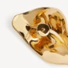 Boucles d’oreilles Bloom XS pour femme, dorées brillantes Boucles d’oreilles Bloom XS pour femme, dorées brillantes