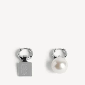Boucles d’oreilles Malibu Pearl en argent brillant