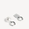 Boucles d’oreilles Malibu Pearl en argent brillant Boucles d’oreilles Malibu Pearl en argent brillant