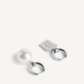 Boucles d’oreilles Malibu Pearl en argent brillant