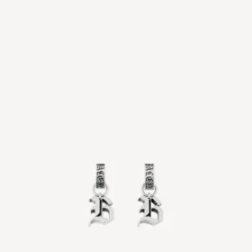 Boucles d’oreilles Melrose B XS pour homme, couleur argent vieilli