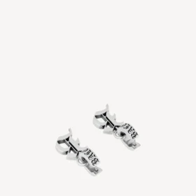 Boucles d’oreilles Melrose B XS pour homme, couleur argent vieilli