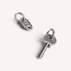 Boucles d’oreilles Neverlost pour homme en argent vieilli Boucles d’oreilles Neverlost pour homme en argent vieilli