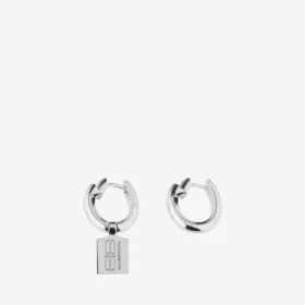 Boucles d’oreilles Saint-Germain pour femme, en argent brillant