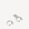 Boucles d’oreilles Saint-Germain pour femme, en argent brillant Boucles d’oreilles Saint-Germain pour femme, en argent brillant